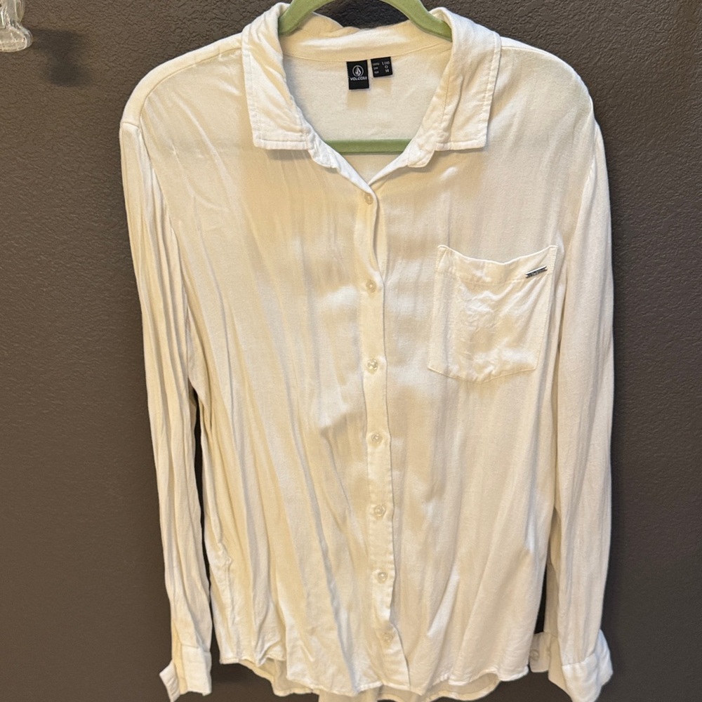 White Button-Up Shirt